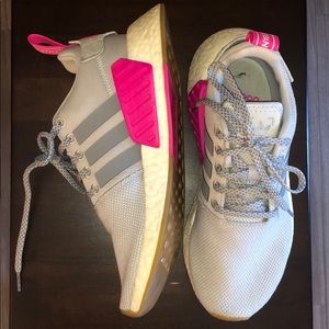 Adidas Pink and Grey NMD’s